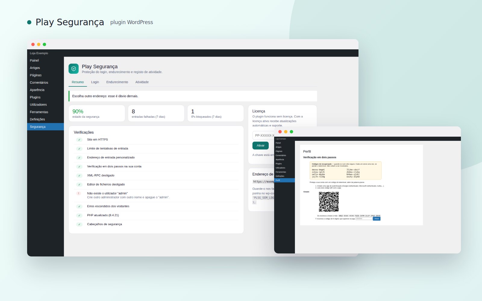 Omni Segurança — login e proteção